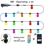 RGBW Outdoor Bulb String